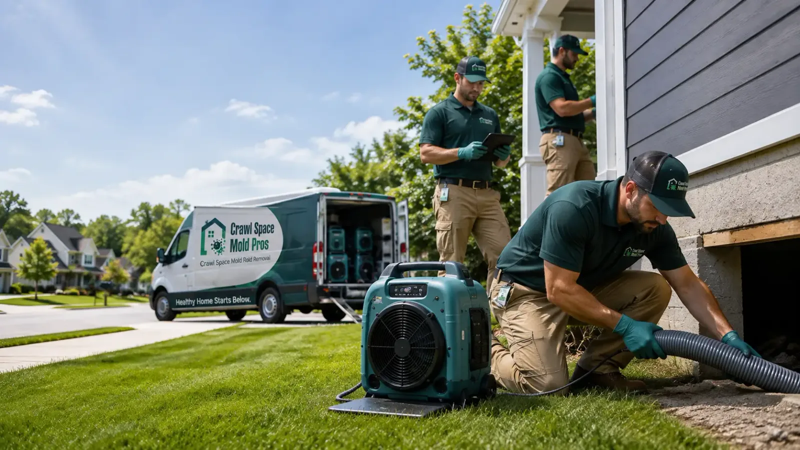 Crawl Space Mold Removal in Lucerne, CO